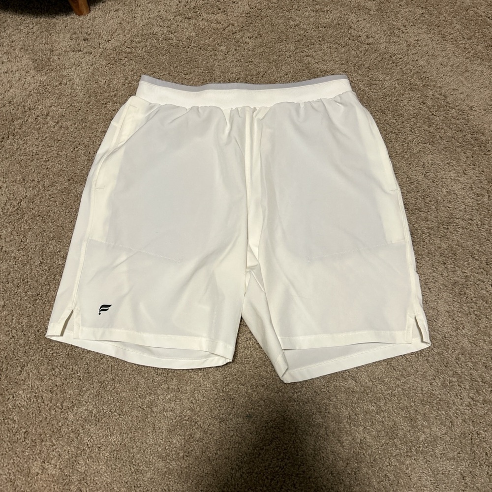 Cream Fabletics shorts